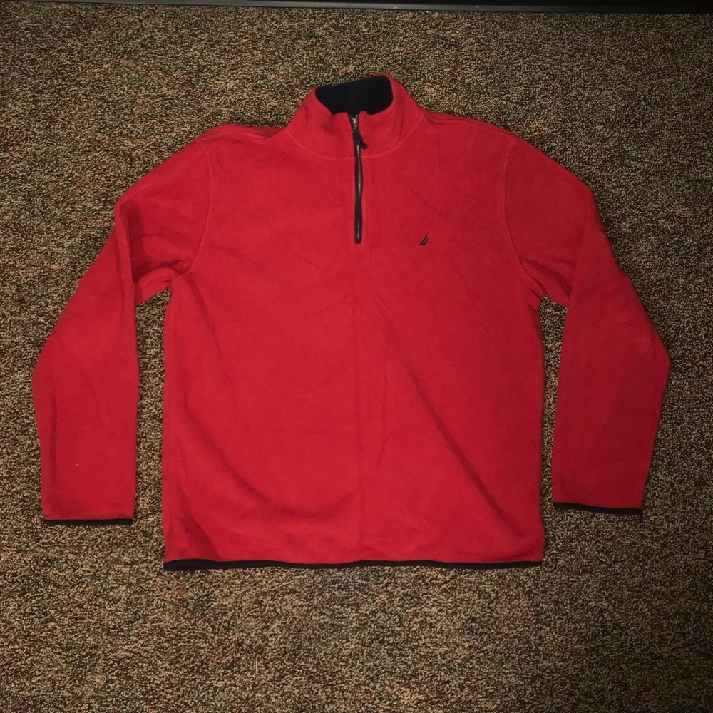 Red NAUTICA fleece